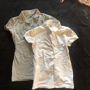 Black and grey polo short sleeve